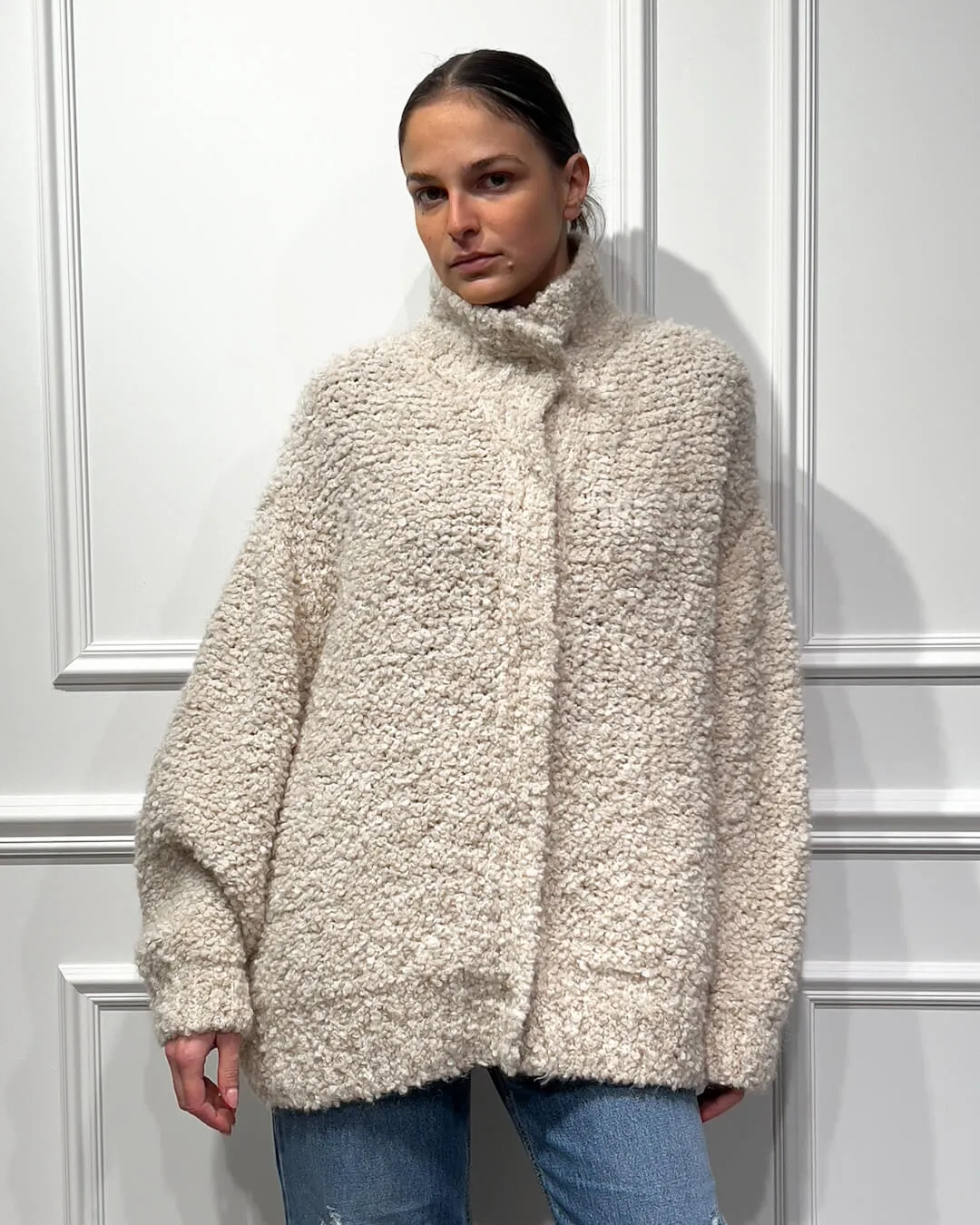 -BOMBER EFFETTO BOUCLÉ – KONTATTO