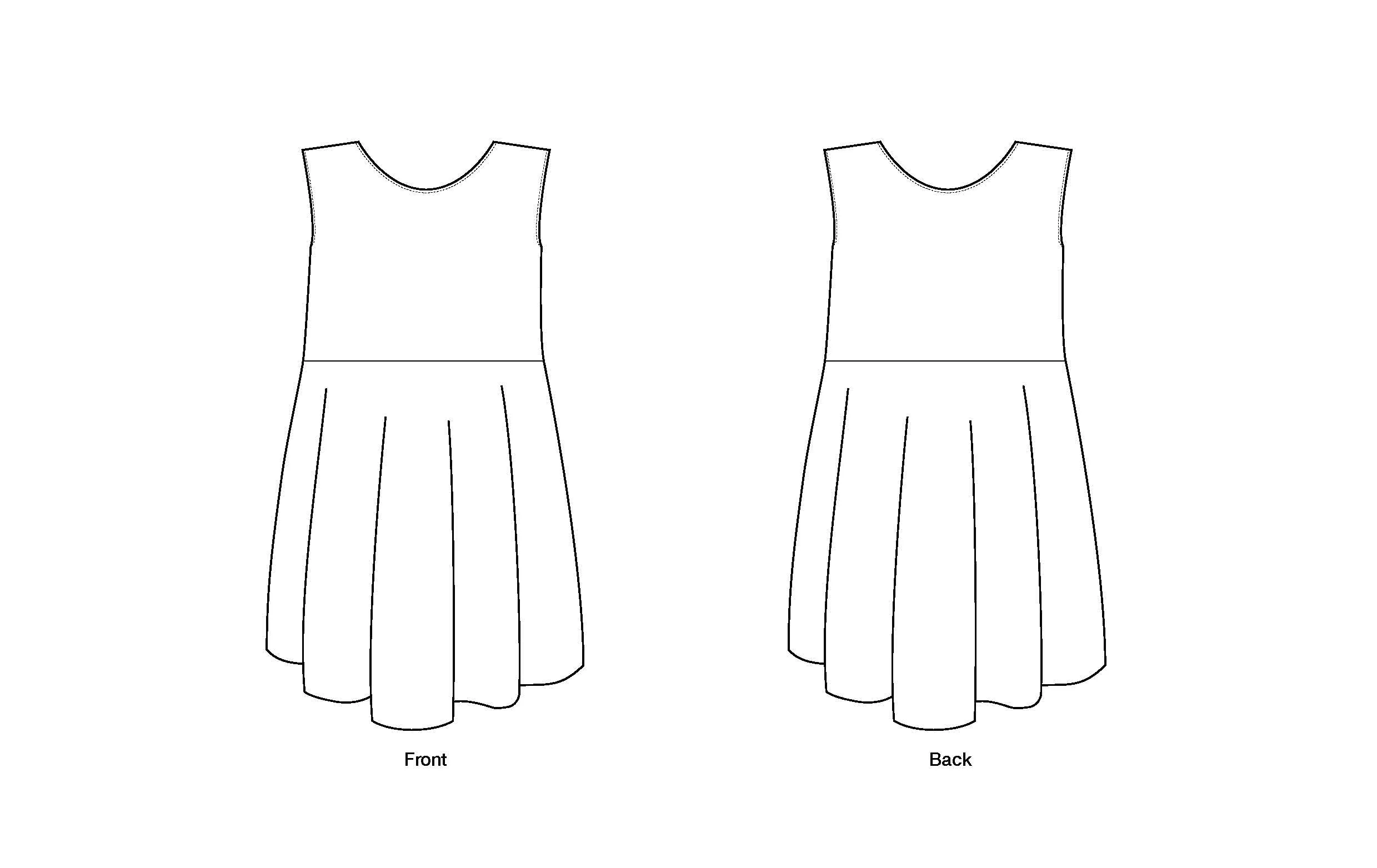 1920s Flapper Dress Pattern PDF