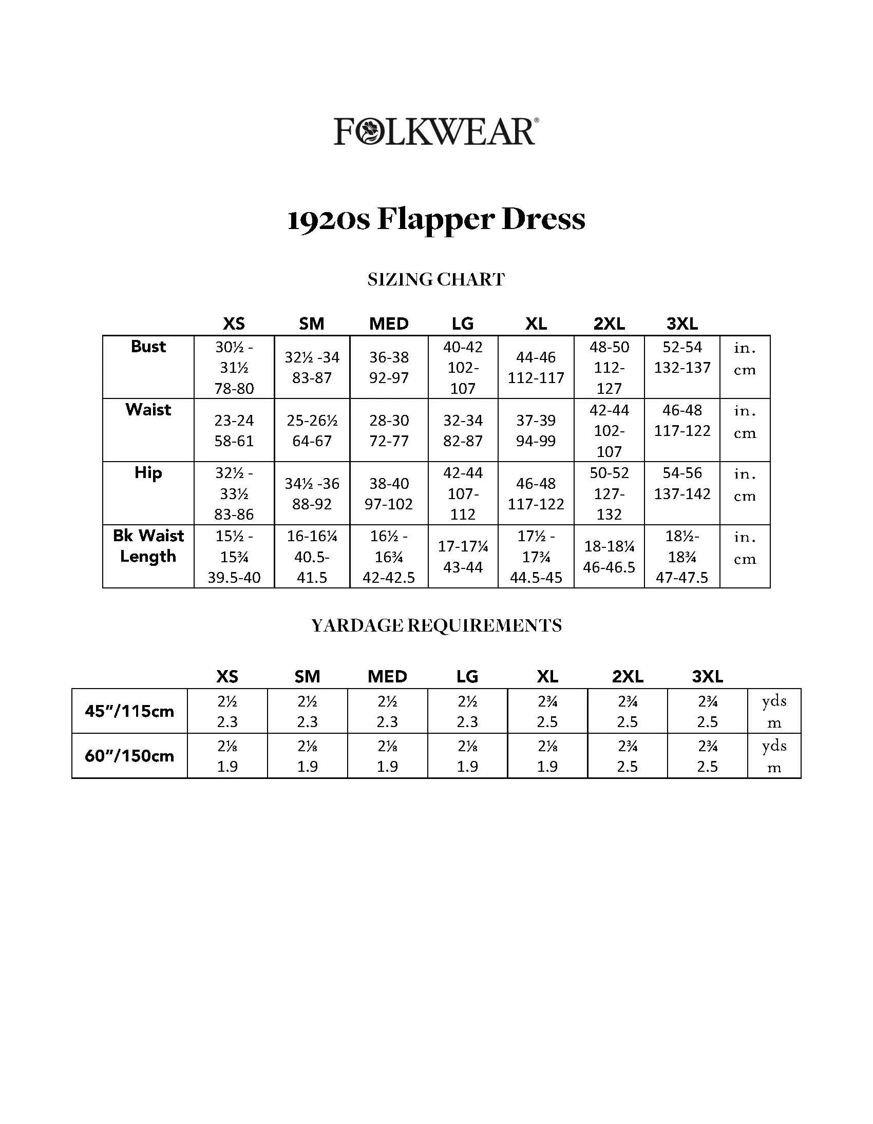 1920s Flapper Dress Pattern PDF