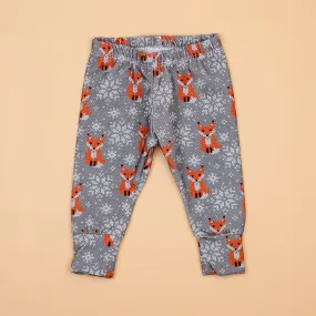 3m Winter Fox Leggings - Cold Weather Fox Print Pants