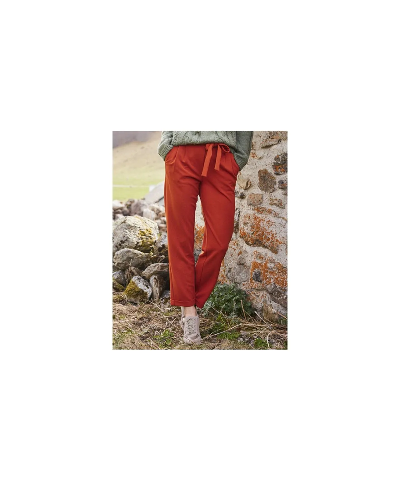 7 8 Jersey Stretch Trousers