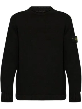 8115568A3 compass badge wool sweater