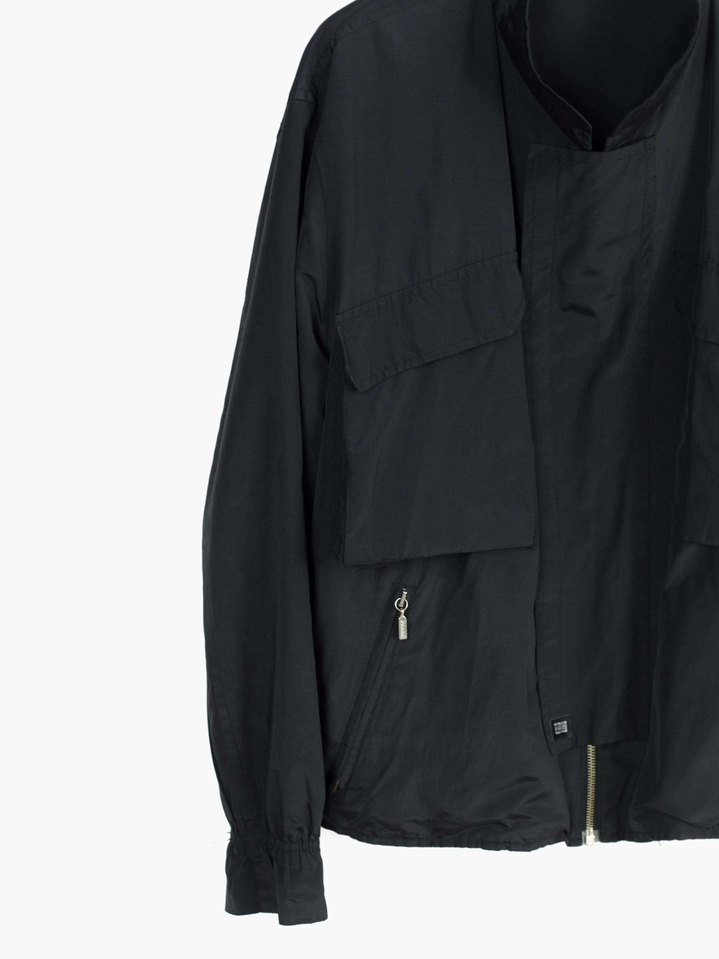 90s Reversible Nylon Cargo Blouson by Gianfranco Ferre