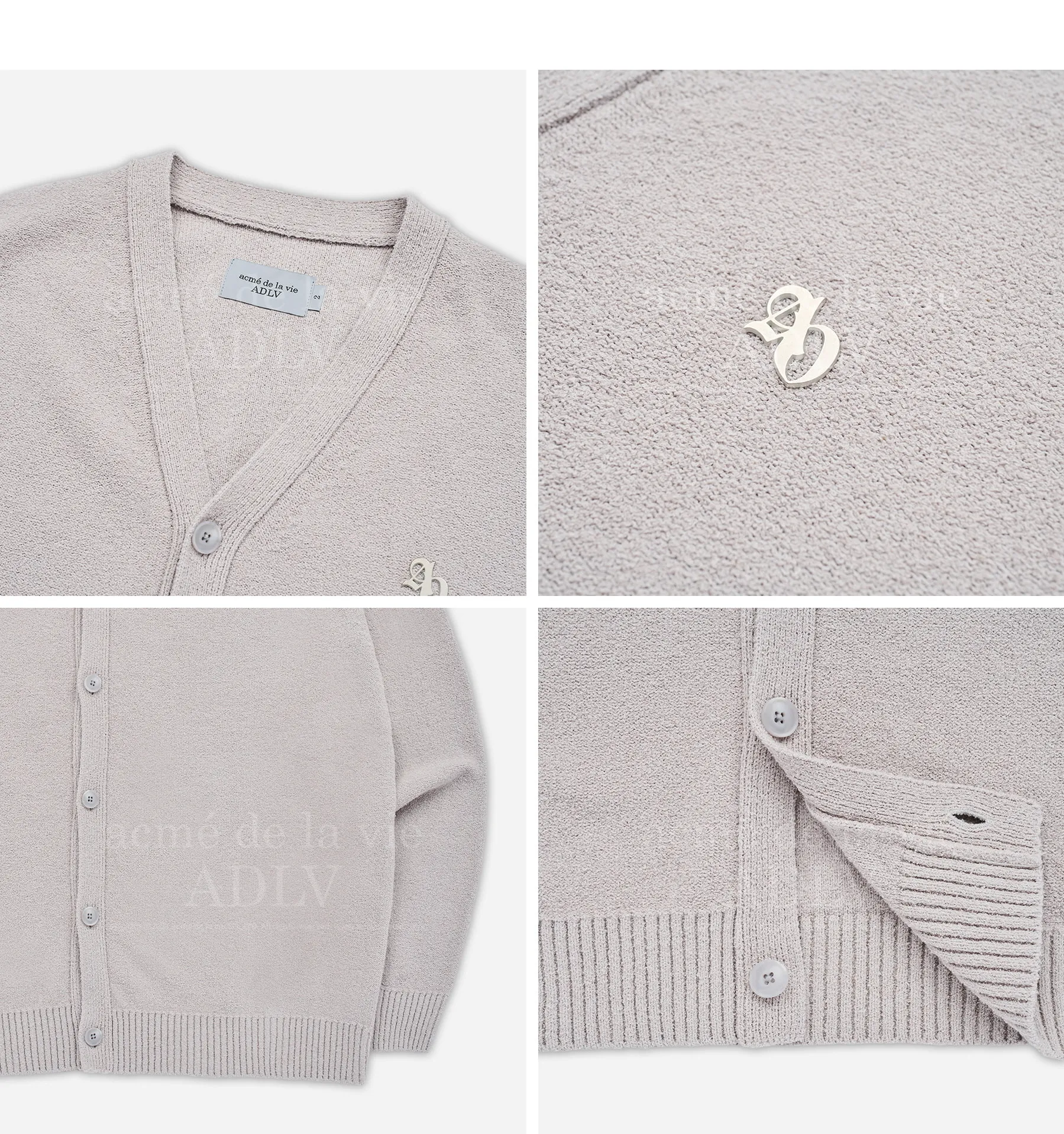 Acme Life | Gender-Neutral Streetwear Cardigans with Simple Logo