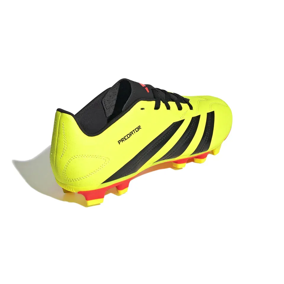 adidas Youth Predator Club FXG Junior Soccer Cleats - Tesoye/Black/Solar Red