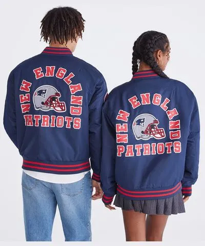 Aeropostale Helmet Bomber Jacket, New England Patriots