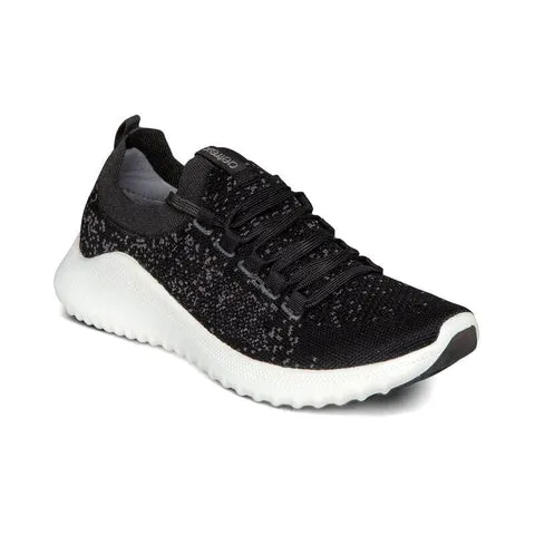 Aetrex Black Women's Carly Sneaker.