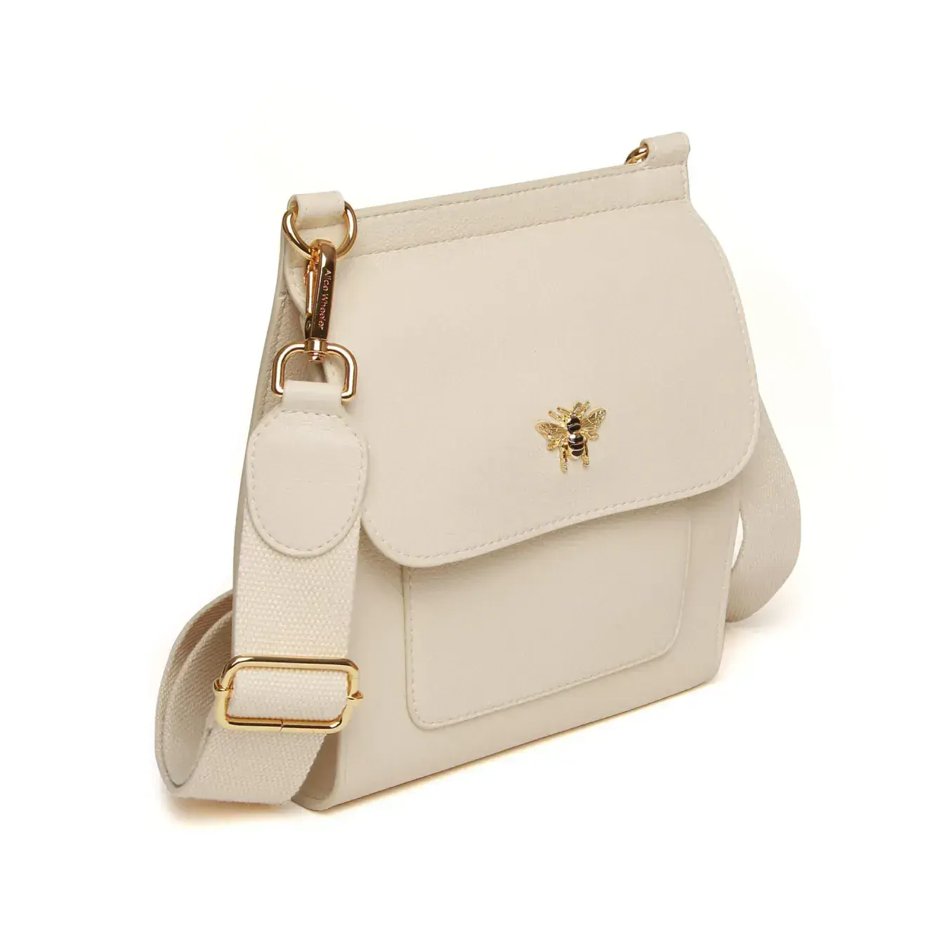 Alice Wheeler Bloomsbury Crossbody Bag Pastel Cream