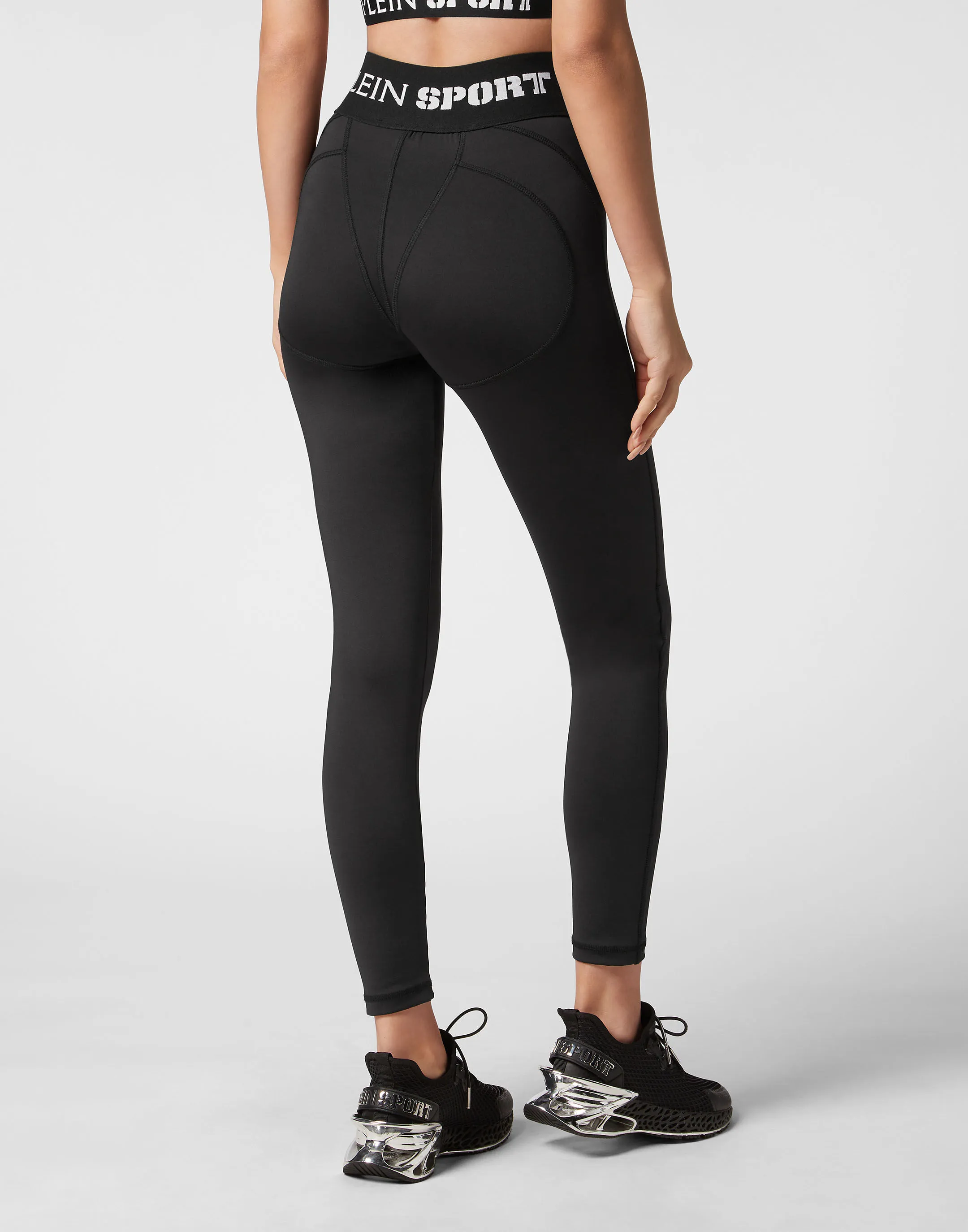 Basic Leggings for Jogging with Push Up Effect