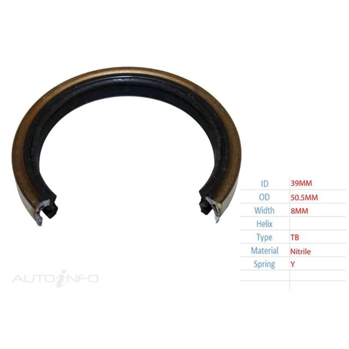 Bearing Wholesalers Driveline Axle Hub Oil Seal - 400079N