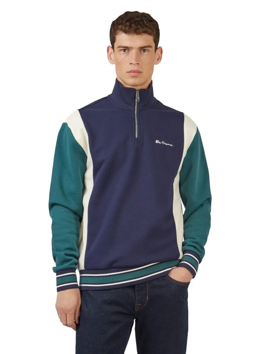 Ben Sherman Marine Half Zip Track Top Jacket