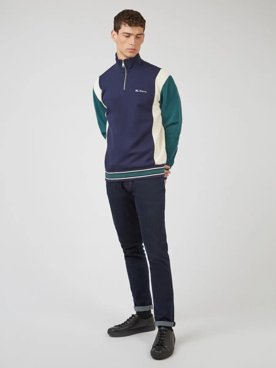 Ben Sherman Marine Half Zip Track Top Jacket