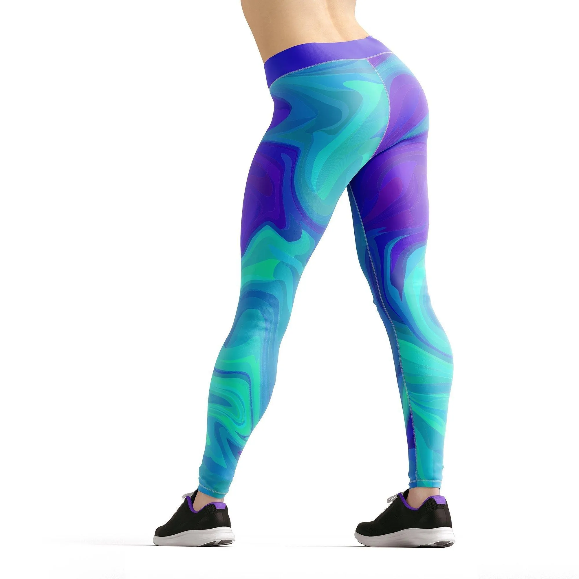 Beverly Teal Liquid Leggings - Shop Now!