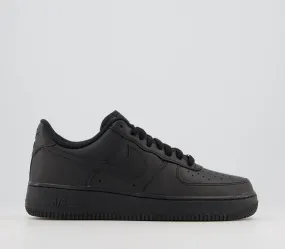 Black Nike Air Force 1 07 Trainers