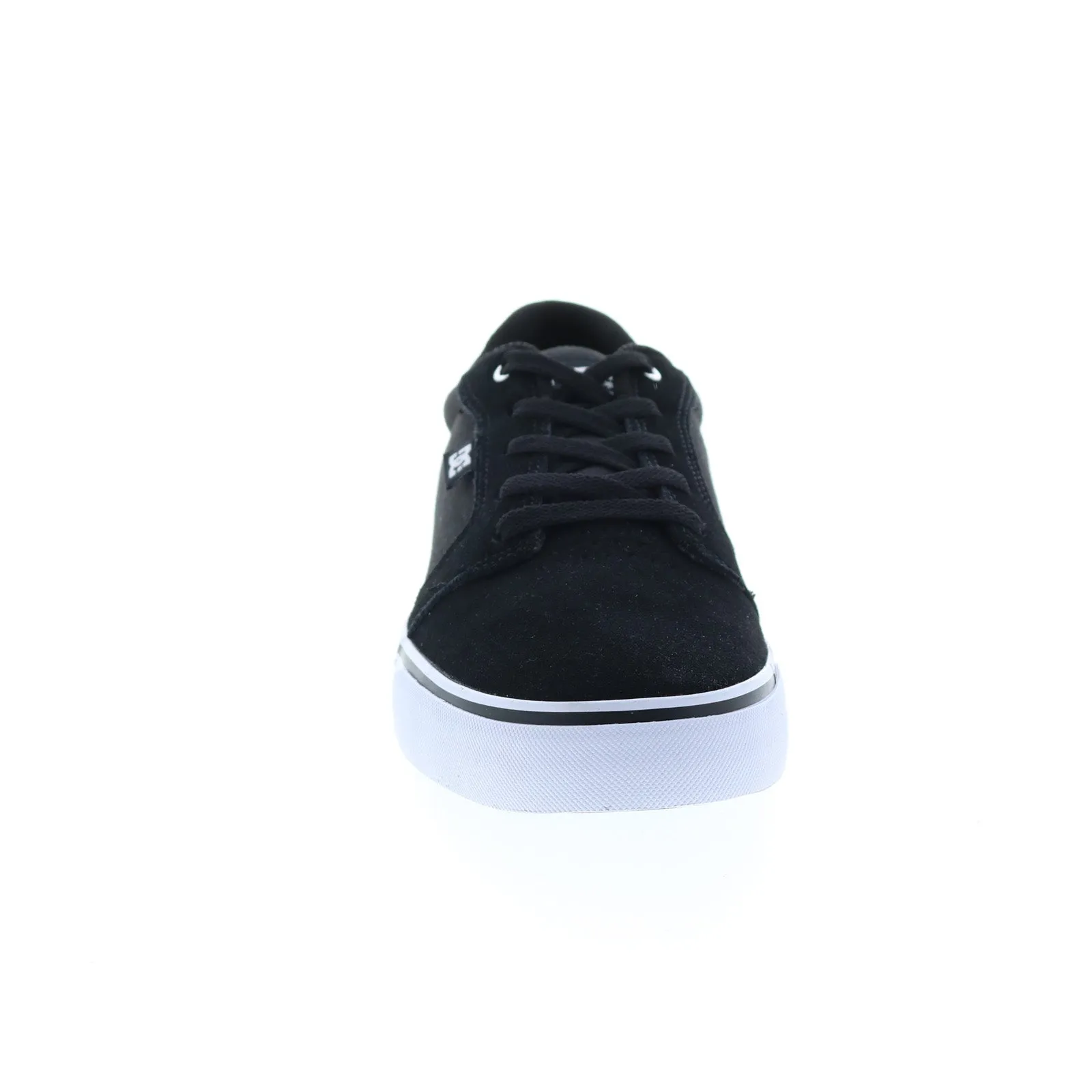 Black Suede Men's Skate Sneakers - DC Anvil 303190-BWB