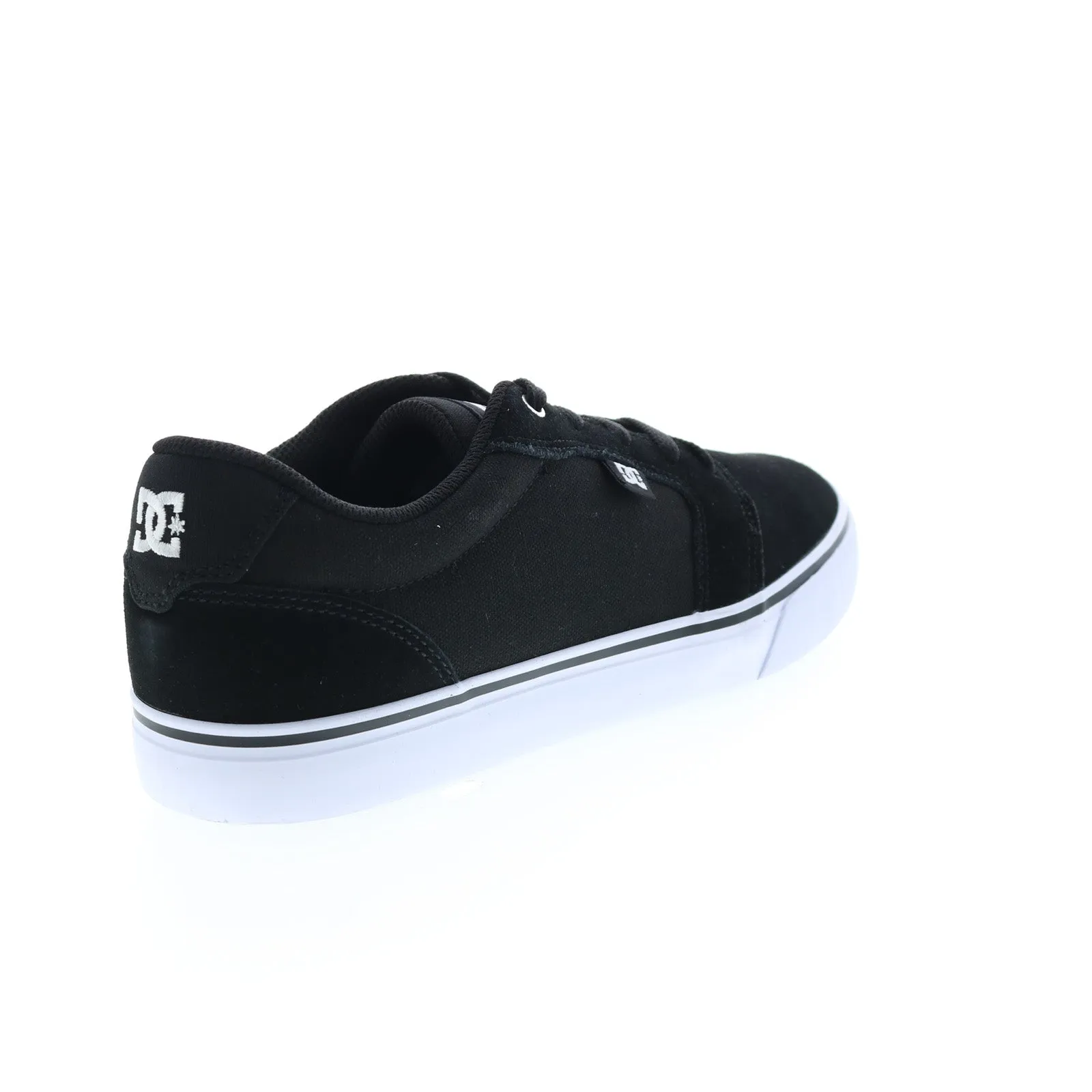 Black Suede Men's Skate Sneakers - DC Anvil 303190-BWB