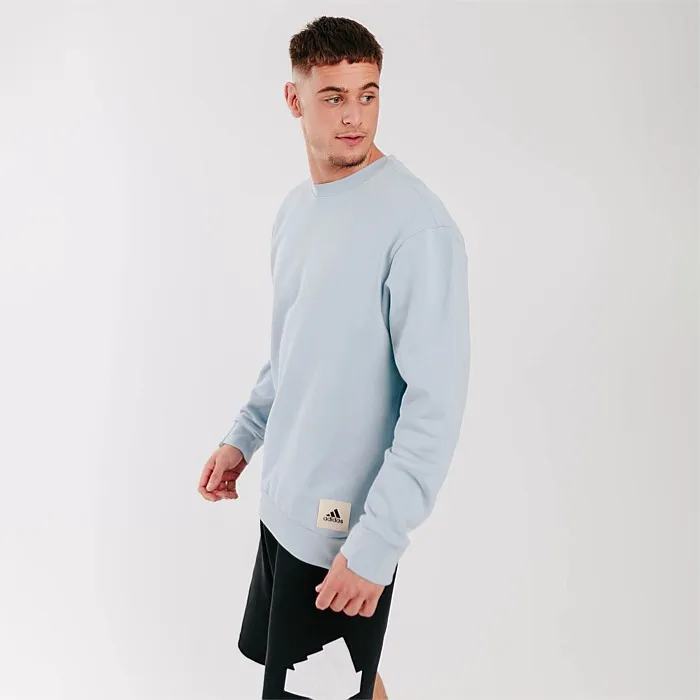 Blue Lounge Fleece Sweatshirt | Hoodies & Sweats | Stirling Sports - Shop Now.