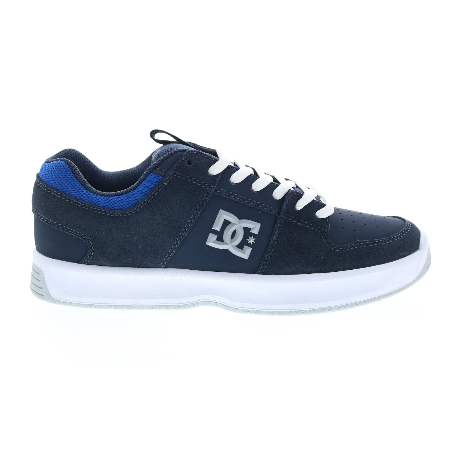 Blue Nubuck Skate Sneakers for Men - DC Lynx Zero ADYS100615-NW0