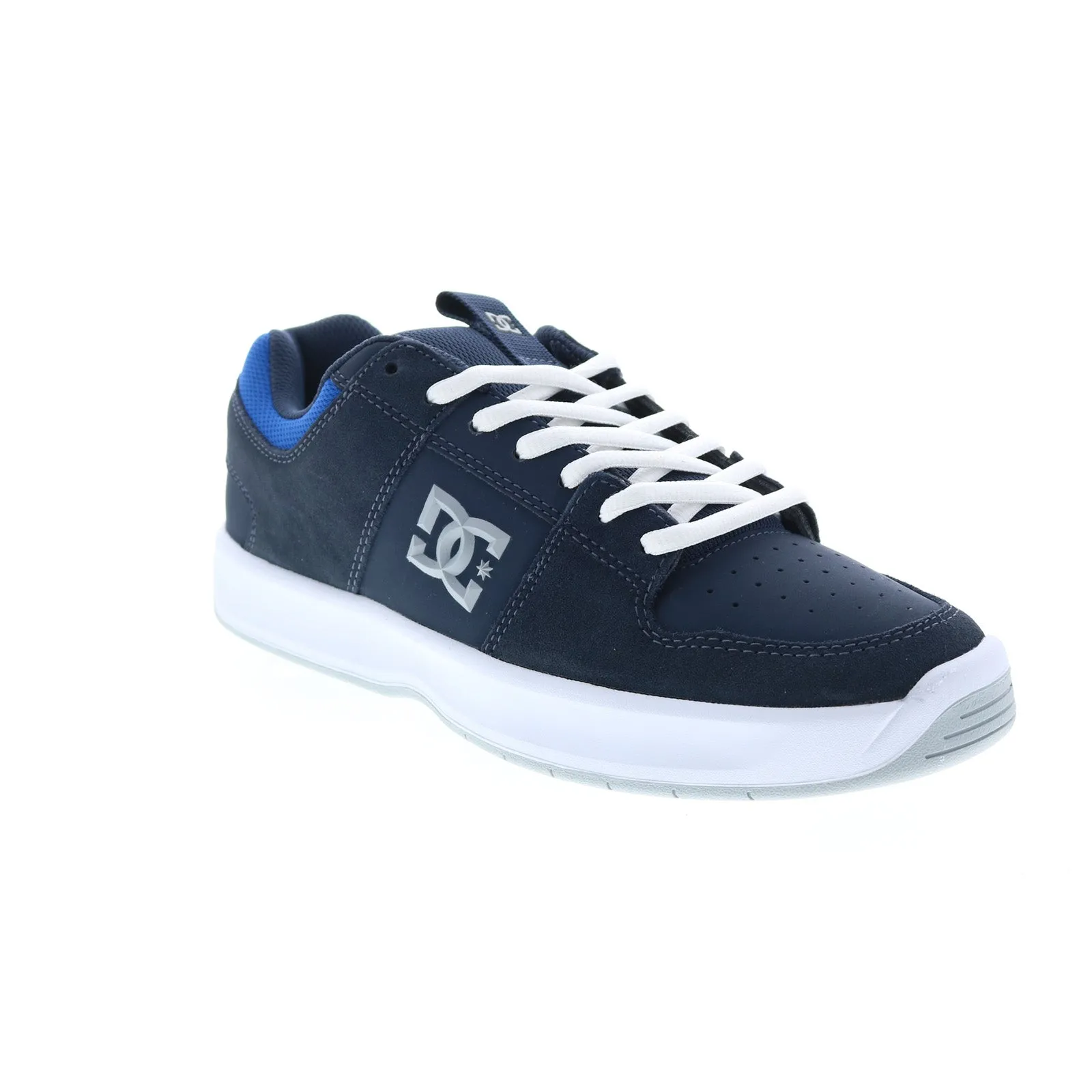 Blue Nubuck Skate Sneakers for Men - DC Lynx Zero ADYS100615-NW0