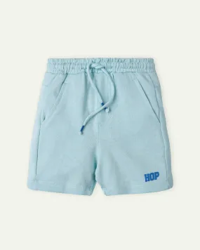 Blue Terry Cloth Shorts.