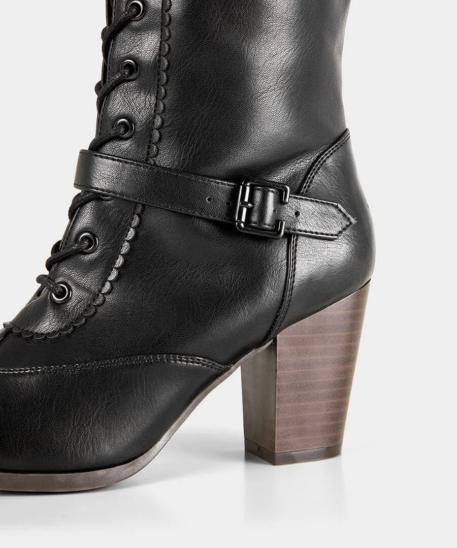 Brooklyn Lace Up Boots