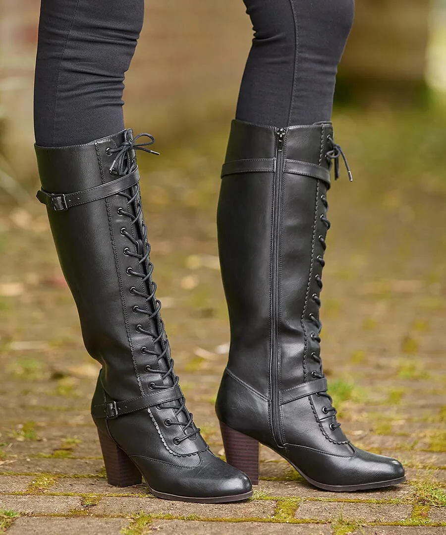 Brooklyn Lace Up Boots