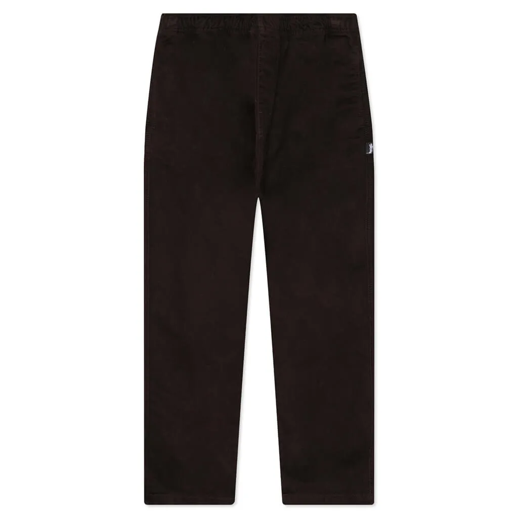 Espresso Brushed Beach Pant