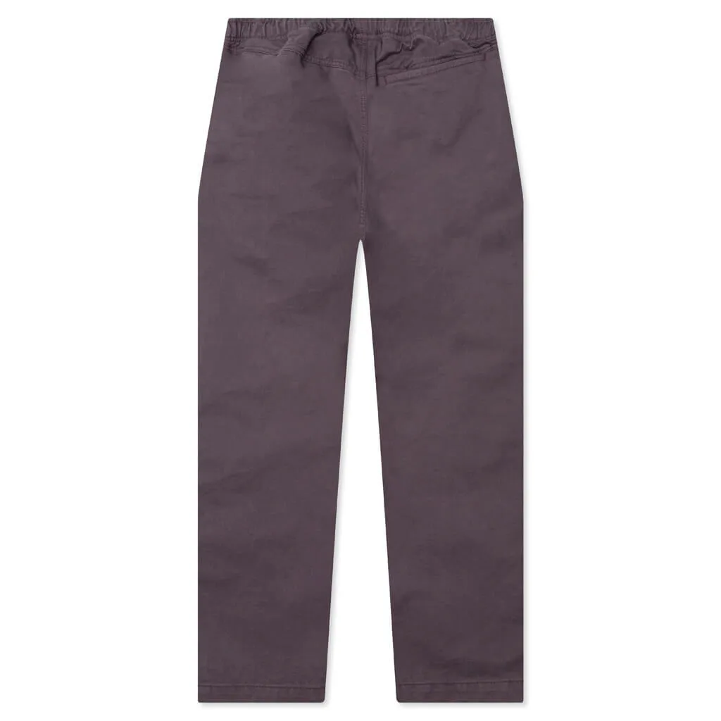 Wine Brushed Beach Pant