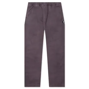 Wine Brushed Beach Pant