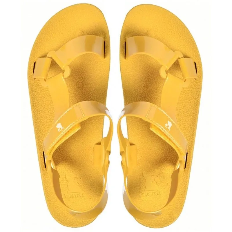 Cacatoes Manaus Couro Sandals - Mustard Color