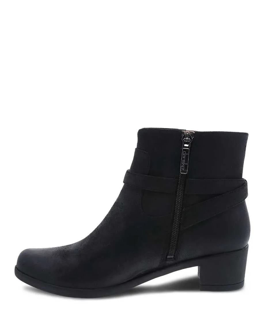 Cagney Black Suede Boots