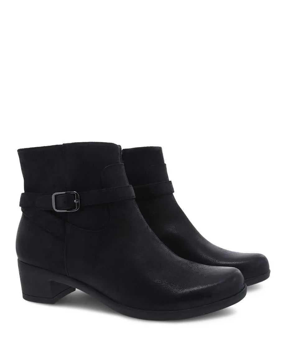 Cagney Black Suede Boots