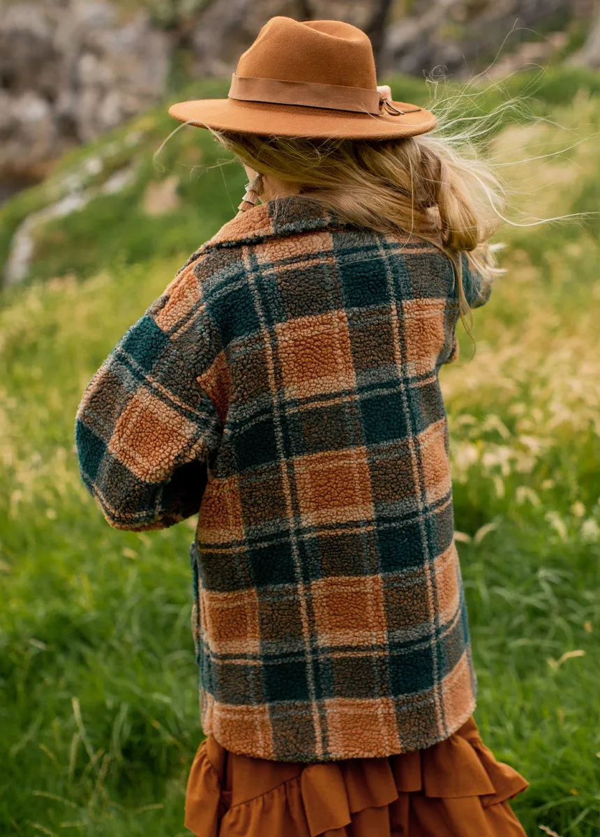 Camel Plaid Gertrude Coat