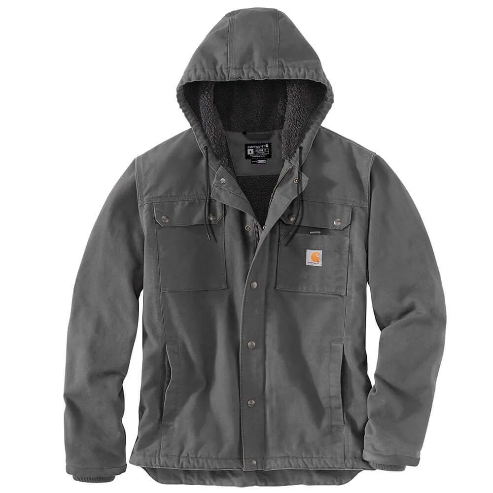 Carhartt Men's Washed Duck Sherpa-Lined Utility Jacket in Relaxed Fit - Style #: 103826