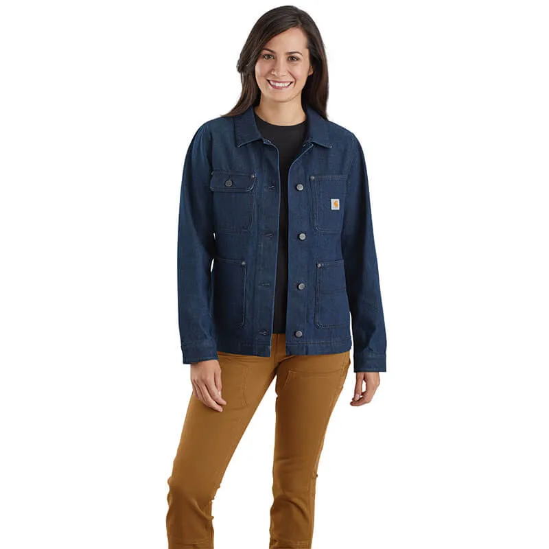 Carhartt Women's Relaxed Fit Denim Chore Coat - 105449