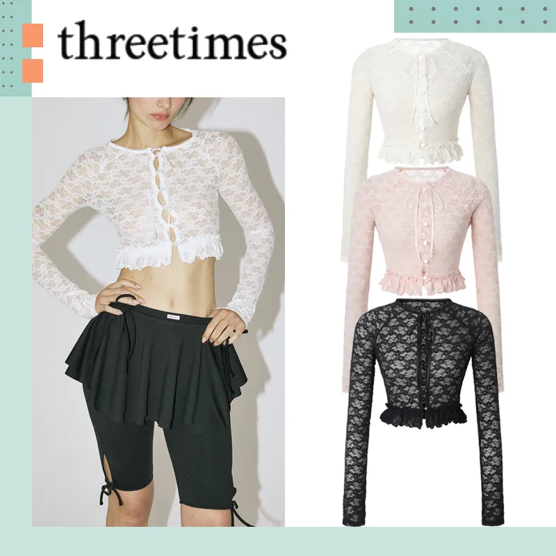 Casual Street Style Long Sleeves Lace Elegant - Google SEO friendly