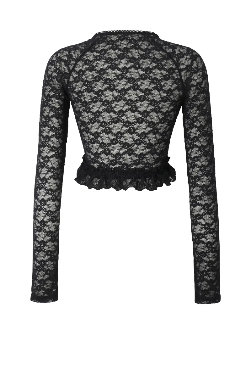 Casual Street Style Long Sleeves Lace Elegant - Google SEO friendly