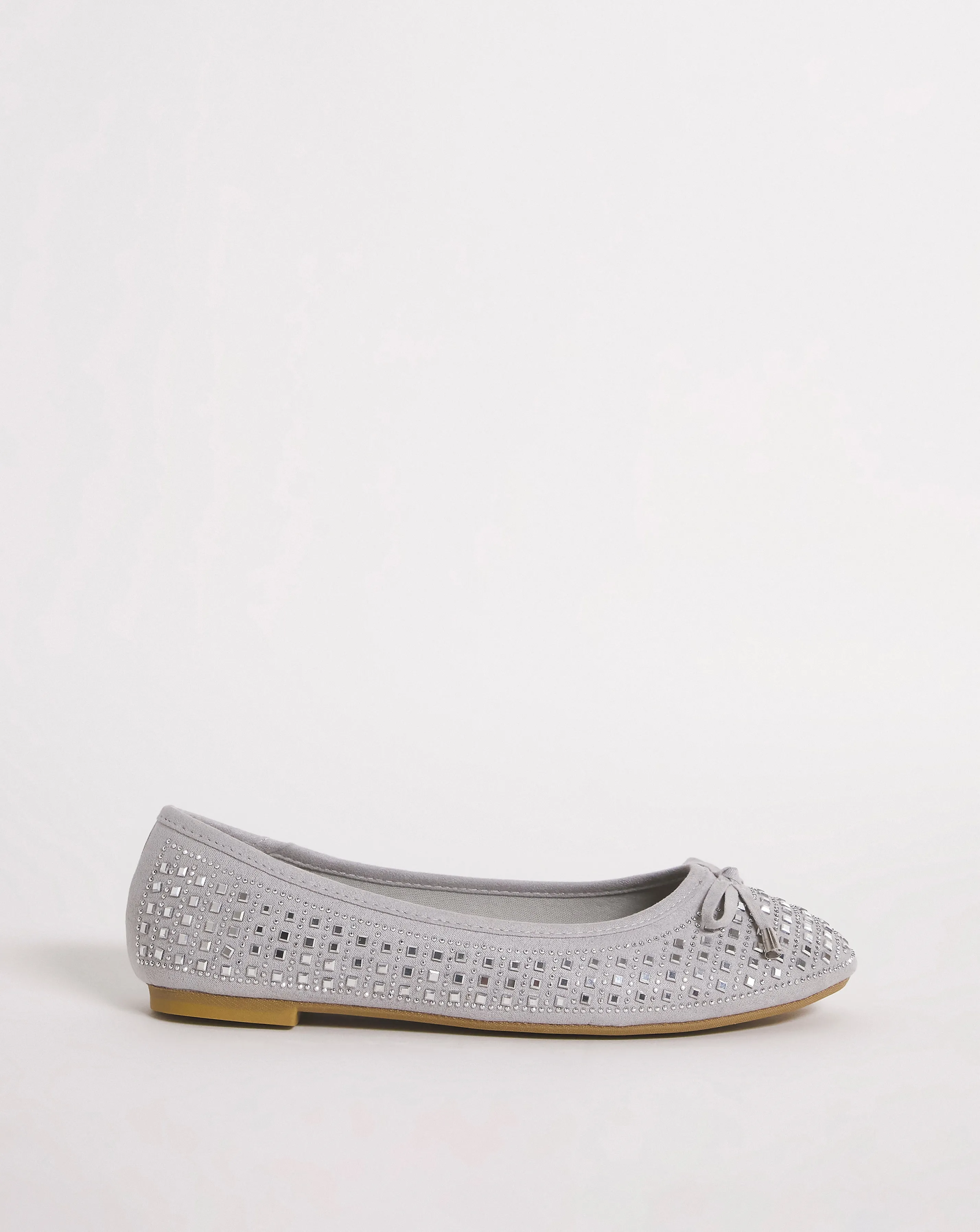 Charlize Embellished Ballerina Simply Comfort Simply Be