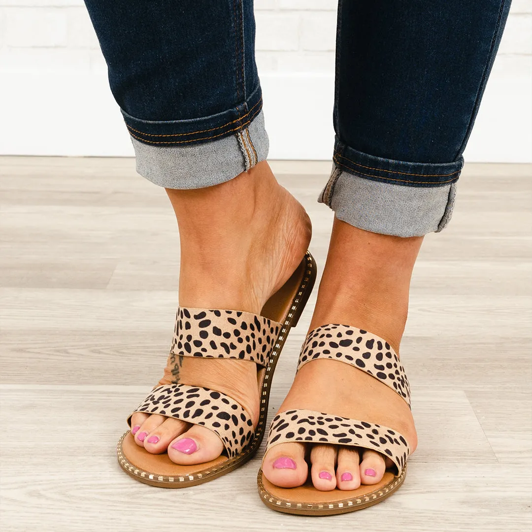 Cheetah Print Summer Sandals