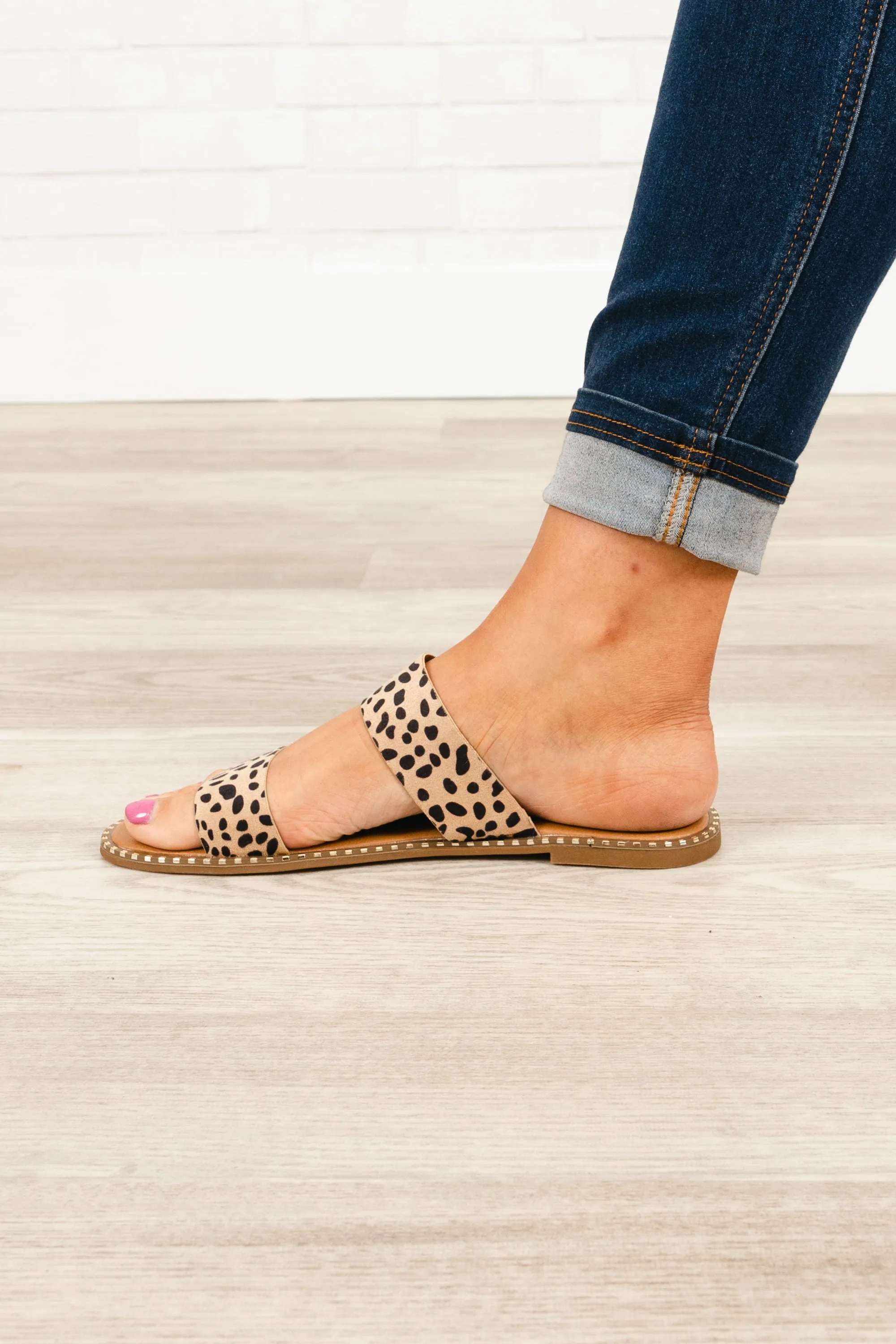 Cheetah Print Summer Sandals