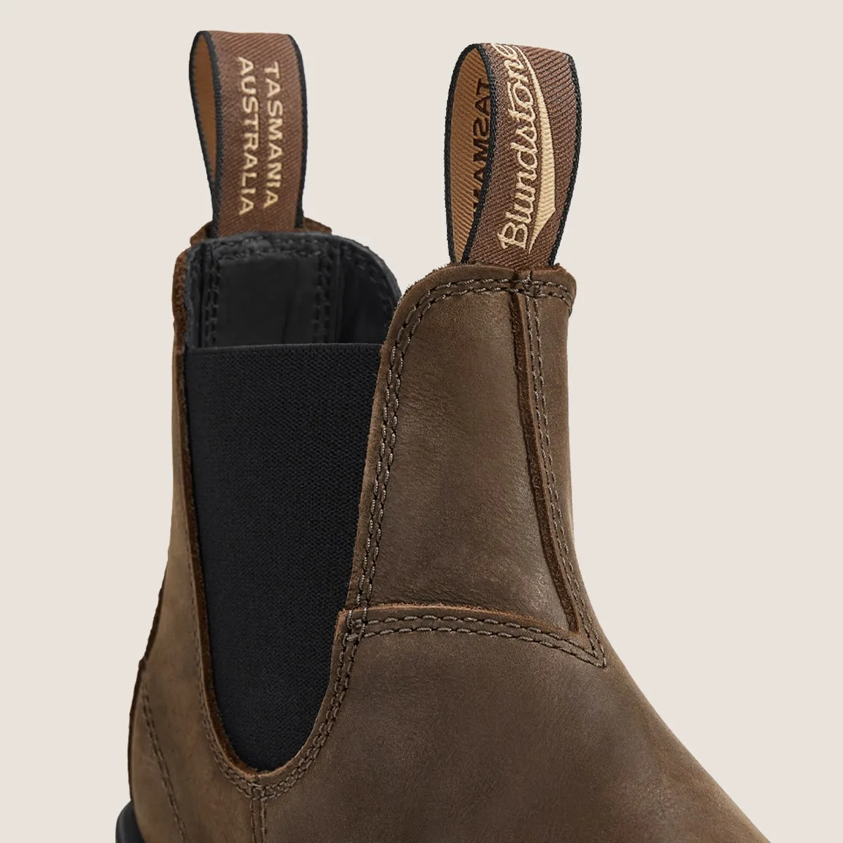 Classic Antique Brown Chelsea Boots for Men