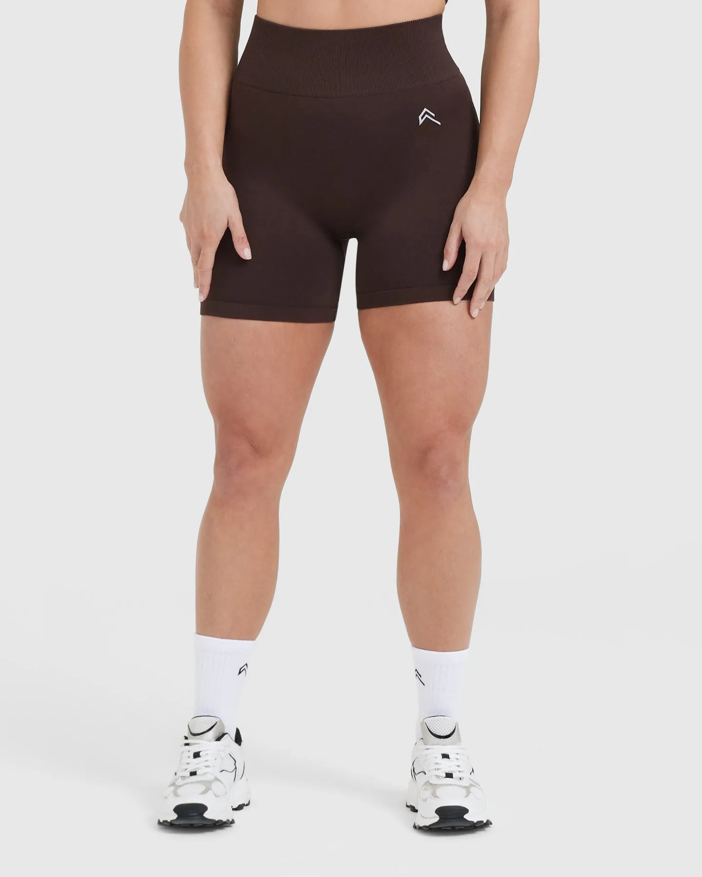 Classic Seamless 2.0 Mid Shorts 70% Cocoa Marl