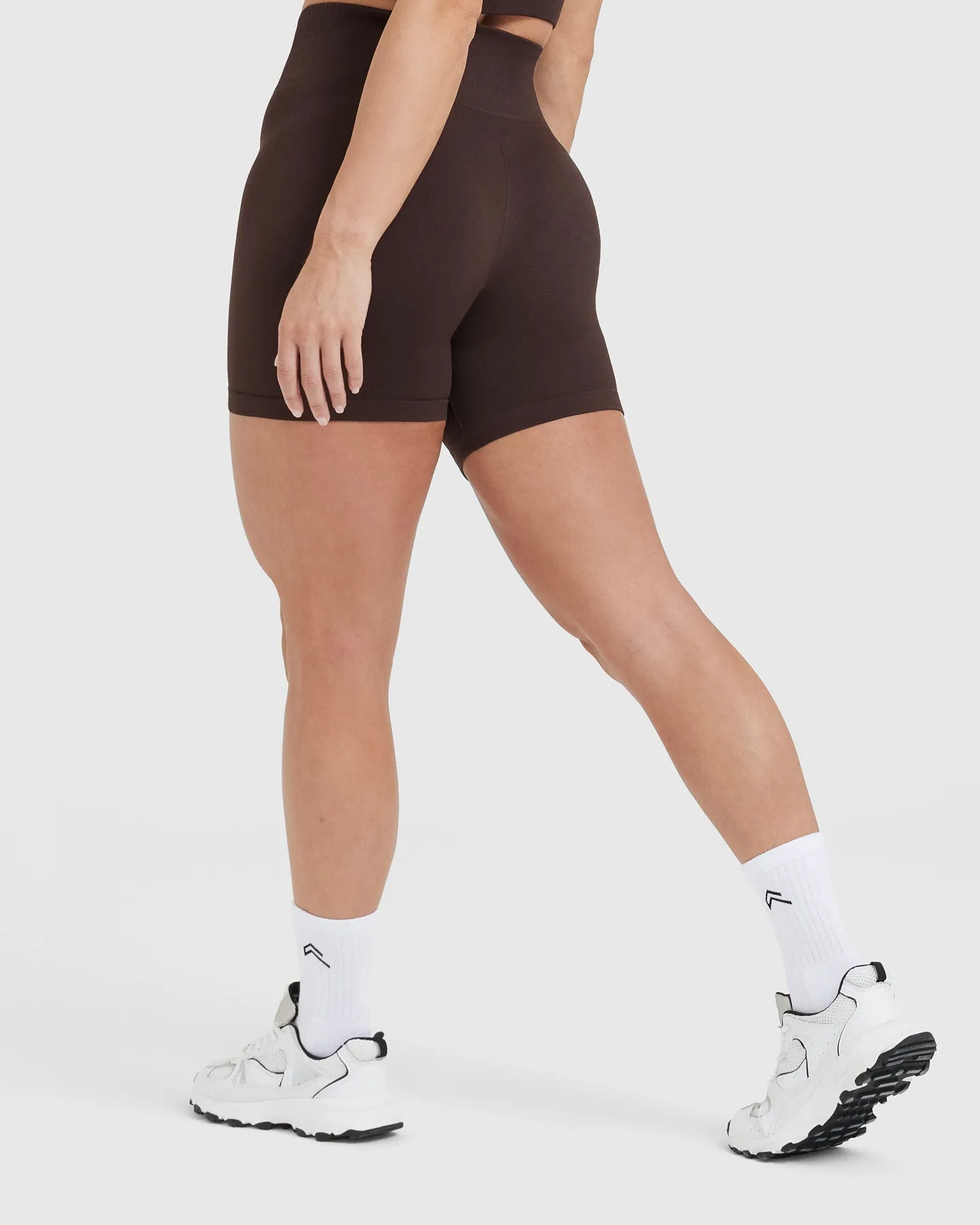 Classic Seamless 2.0 Mid Shorts 70% Cocoa Marl