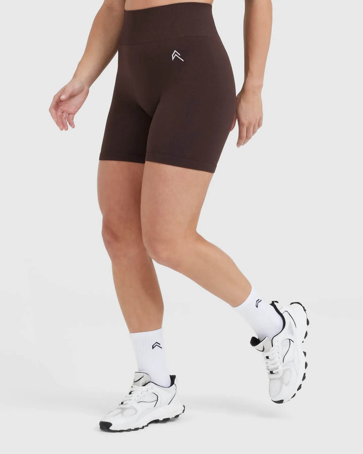 Classic Seamless 2.0 Mid Shorts 70% Cocoa Marl