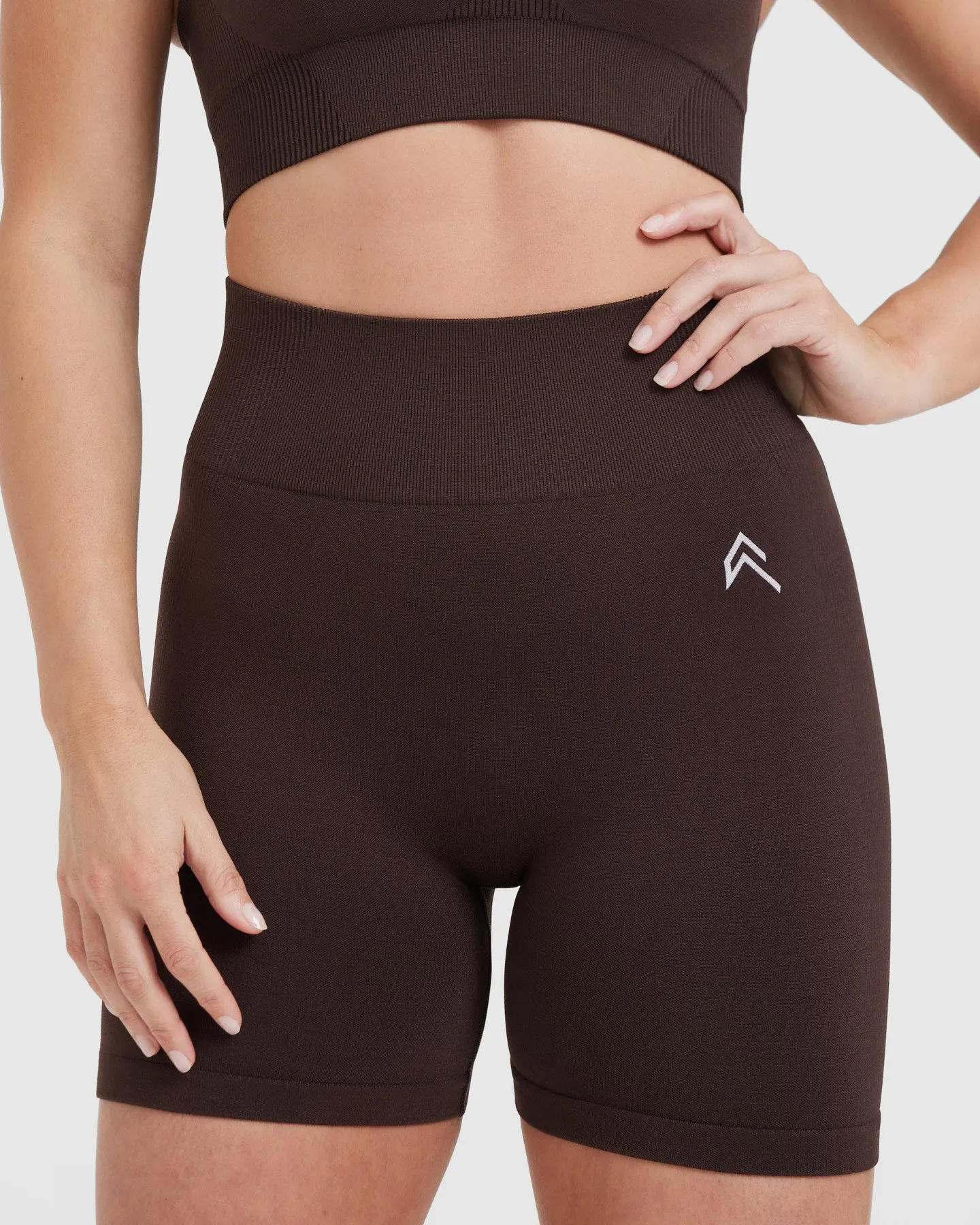 Classic Seamless 2.0 Mid Shorts 70% Cocoa Marl