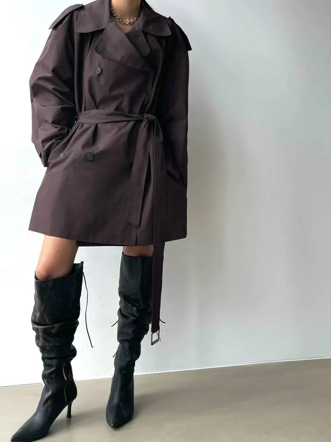 Cocoa Hari Short Trench Coat