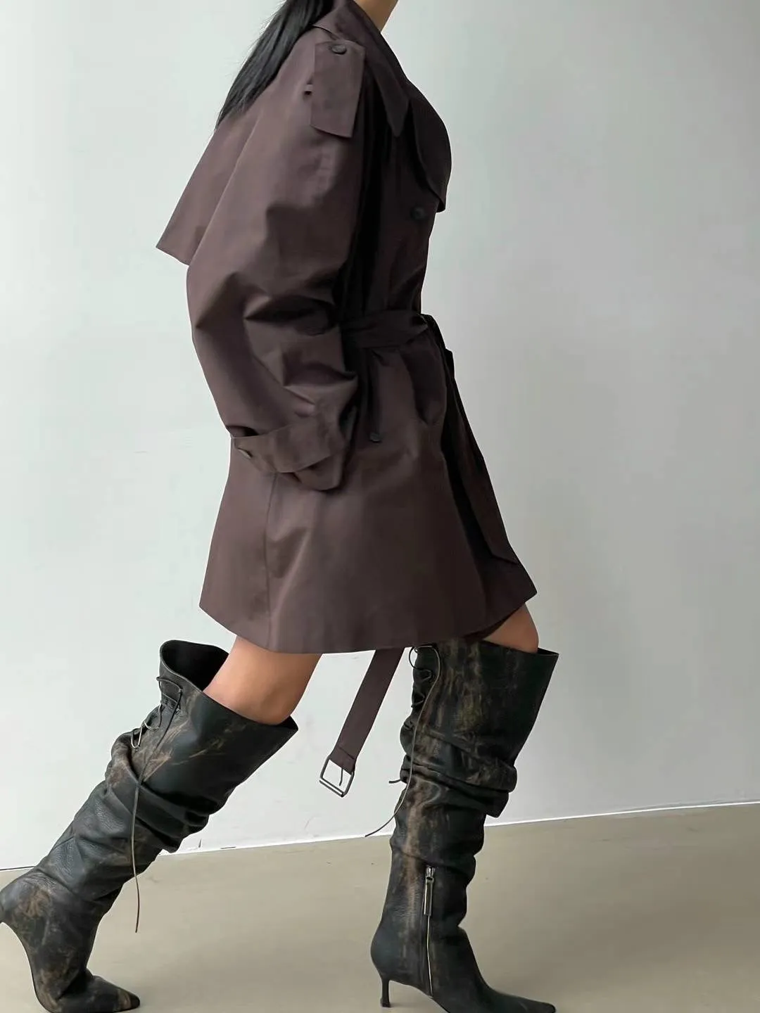 Cocoa Hari Short Trench Coat