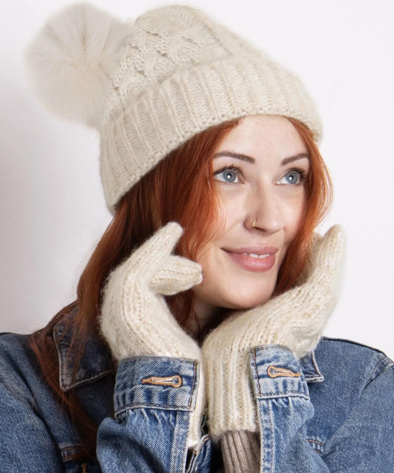 Cozy Hat and Glove Set