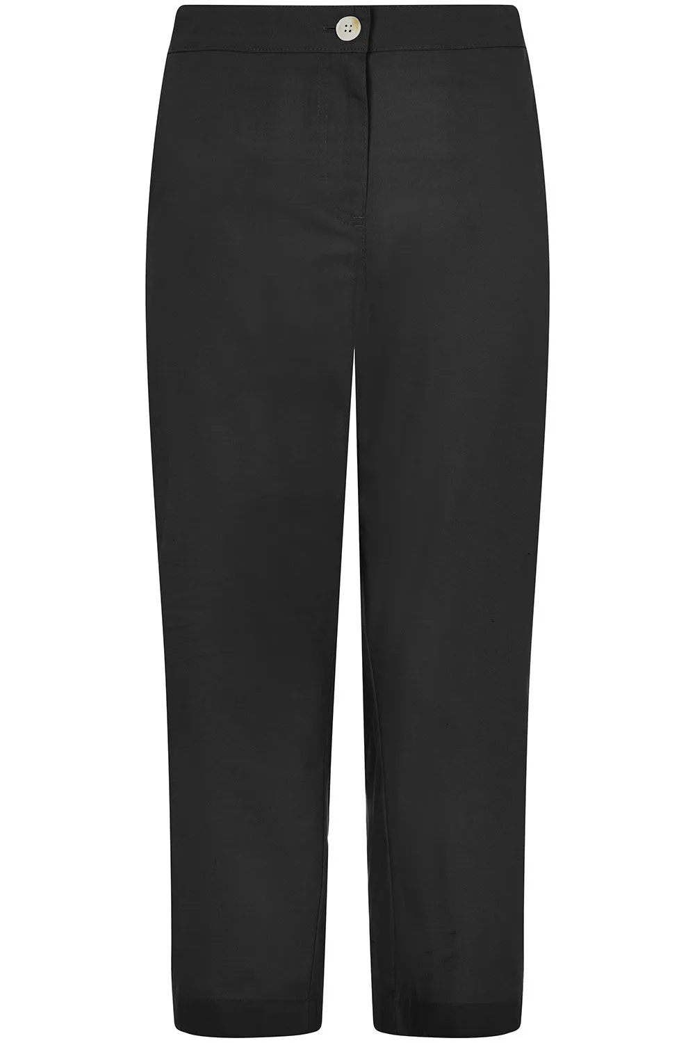 Cropped Pull-On Trousers