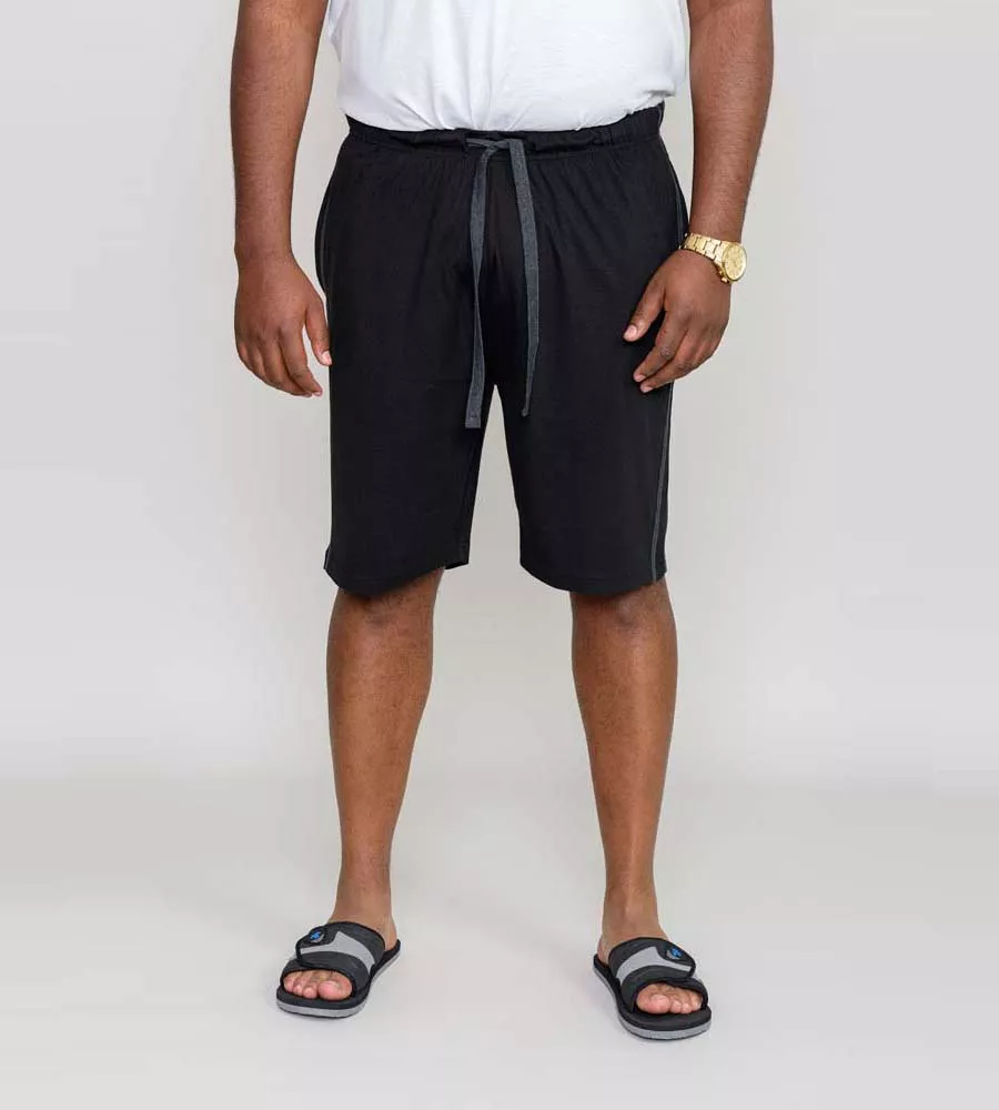 Big Men's Jersey Shorts With Elasticated Waist - 2 Pack (Ryan)